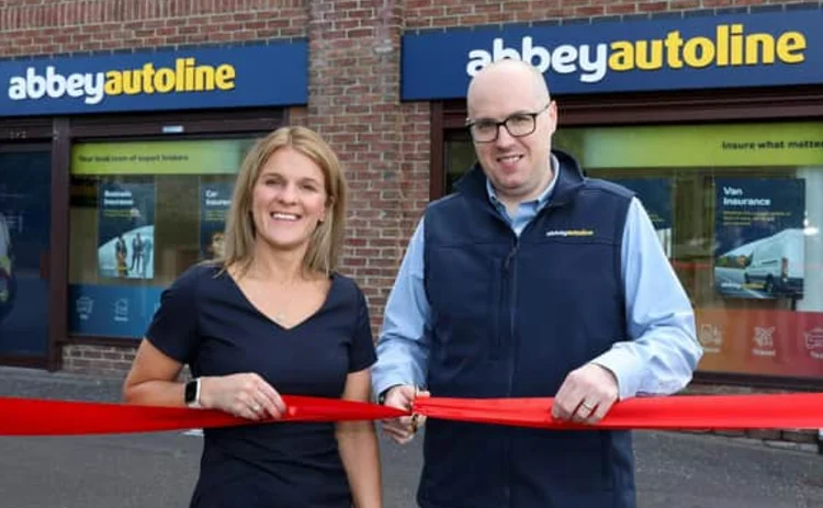 AbbeyAutoline is celebrating its 50th anniversary by enhancing its high street presence in Northern Ireland with the relocation of its Newtownards branch to a new town-centre premises. Northern Ireland's largest insurance broker has made a significant investment in the new premises, located on Old Cross Street in Newtownards, and will employ 17 staff. Pictured is James O’Hara, AbbeyAutoline branch manager and Ashleigh White, AbbeyAutoline, assistant branch manager