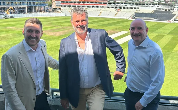L-R Tom O’Connell – Director C&C Insurance Brokers (Leeds), Malcolm Cooke – MD, C&C Insurance Brokers and Rob Black – Development Director, C&C Insurance Brokers