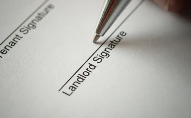 Pen poised to sign landlord contract