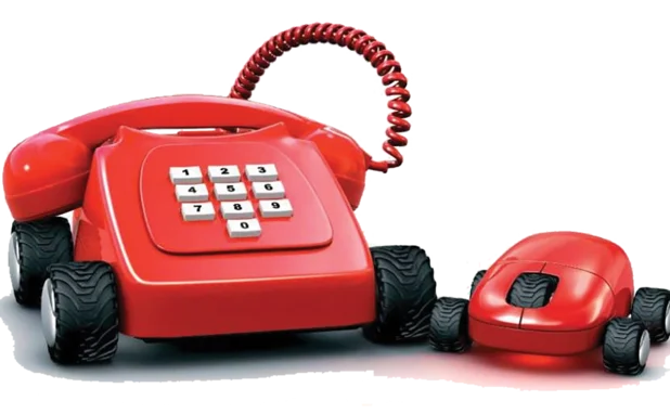 direct line phone and mouse