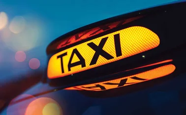 Taxi sign