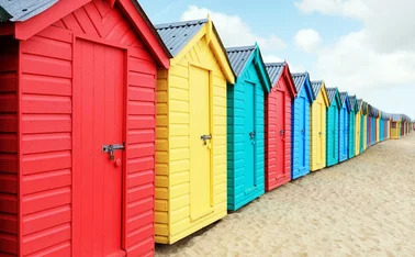 beach huts