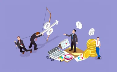 Rising interest rates and businesspeople_Kamikazi approach