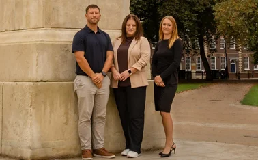 L-R Ross Ruck, Rachel Simpson and Anne Bardsley of Verligue Bristol