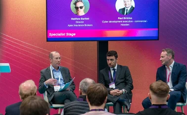 Emmanuel Kenning, Paul Birbilas and Matthew Bartlestt at Broker Expo 2026