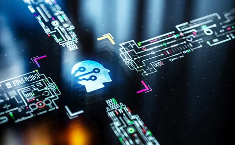 AI central core processing and transferring data between different units