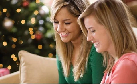 Christmas shopping on the internet