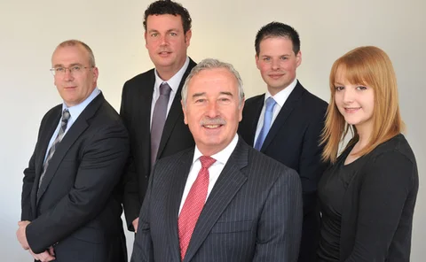 (l-r) Andrew Griggs James Seal John Dakin Stephen Bate Eleanor Slater.