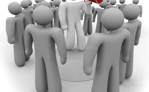 Concept image representing social networking