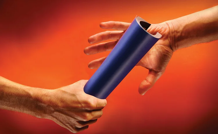 passing on the baton