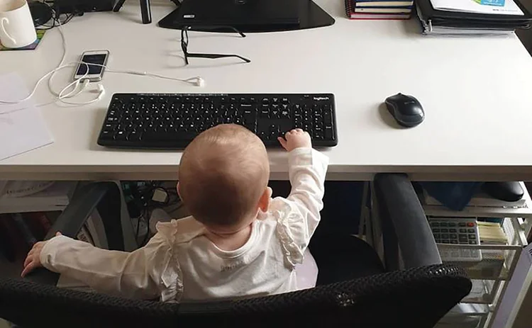 Jonathan McArdle working from home