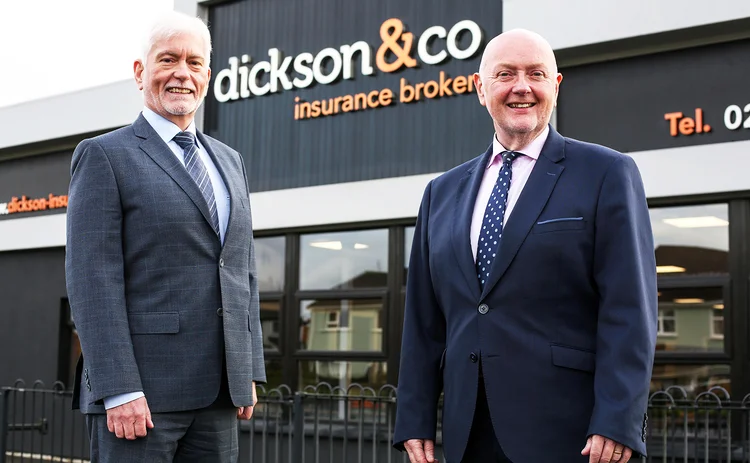 Left to right, Roland Kerr_MD_Kerr Group Insurance and Ashley Dickson_MD_Dickson & Co Insurance Group
