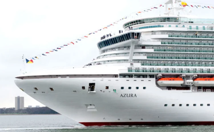 The cruise ship MS Azura