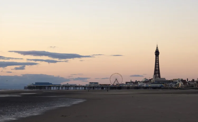 The Blackpool Pleasure Beach and tower