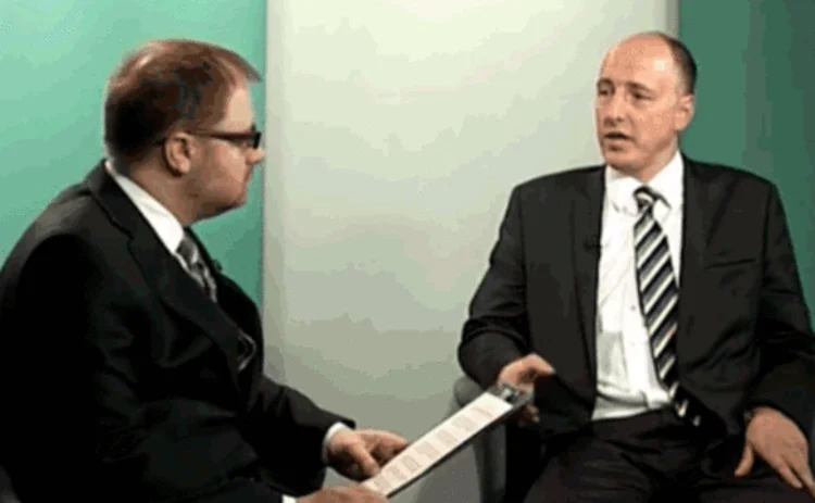 Zurich's Scott Clayton meets with Jonathan Swift to discuss claims fraud