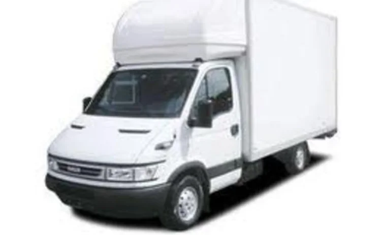 A white removal van
