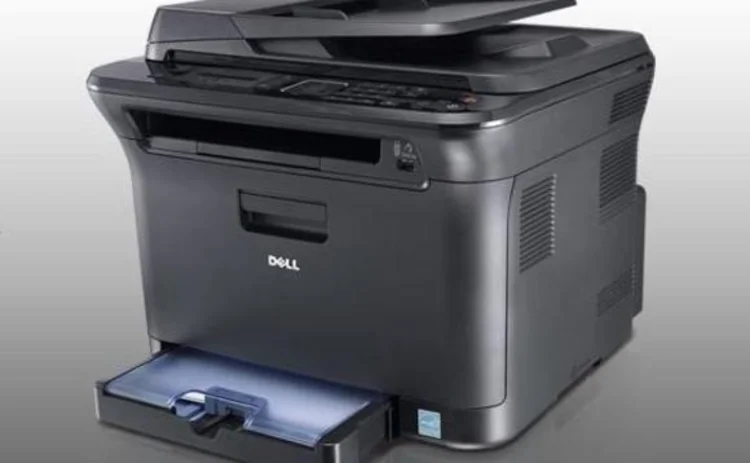 The Dell 1235cn colour laser printer