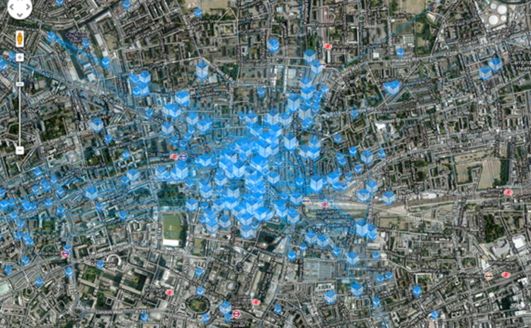Map of London's Tech City