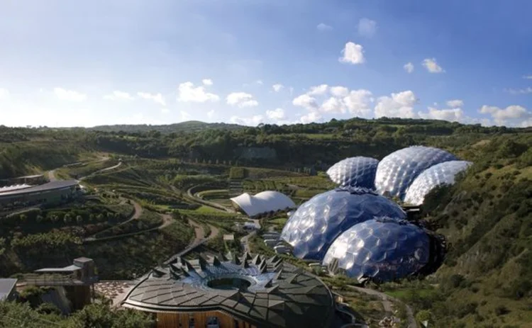 The Eden Project in Cornwall by Tamsyn Williams