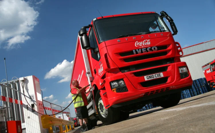 Coca-cola tests biomethane Iveco lorry