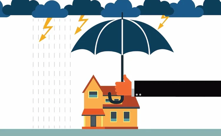 property-insurance-umbrella-rain-clouds-lightning