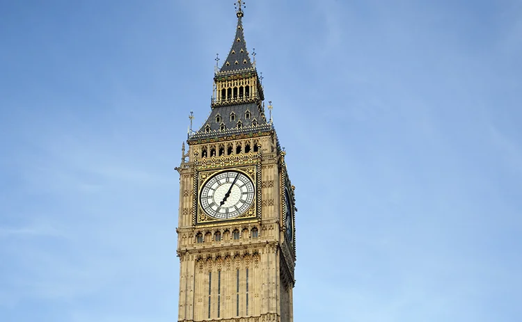 Big Ben at the Houses of Parliament in London