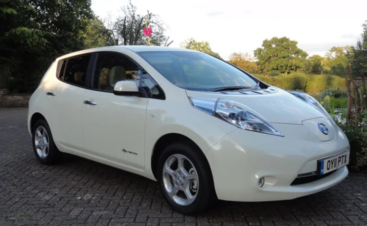 The Nissan Leaf electric car
