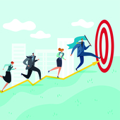 Team running to meet targets