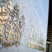 The entrance to the London Stock Exchange